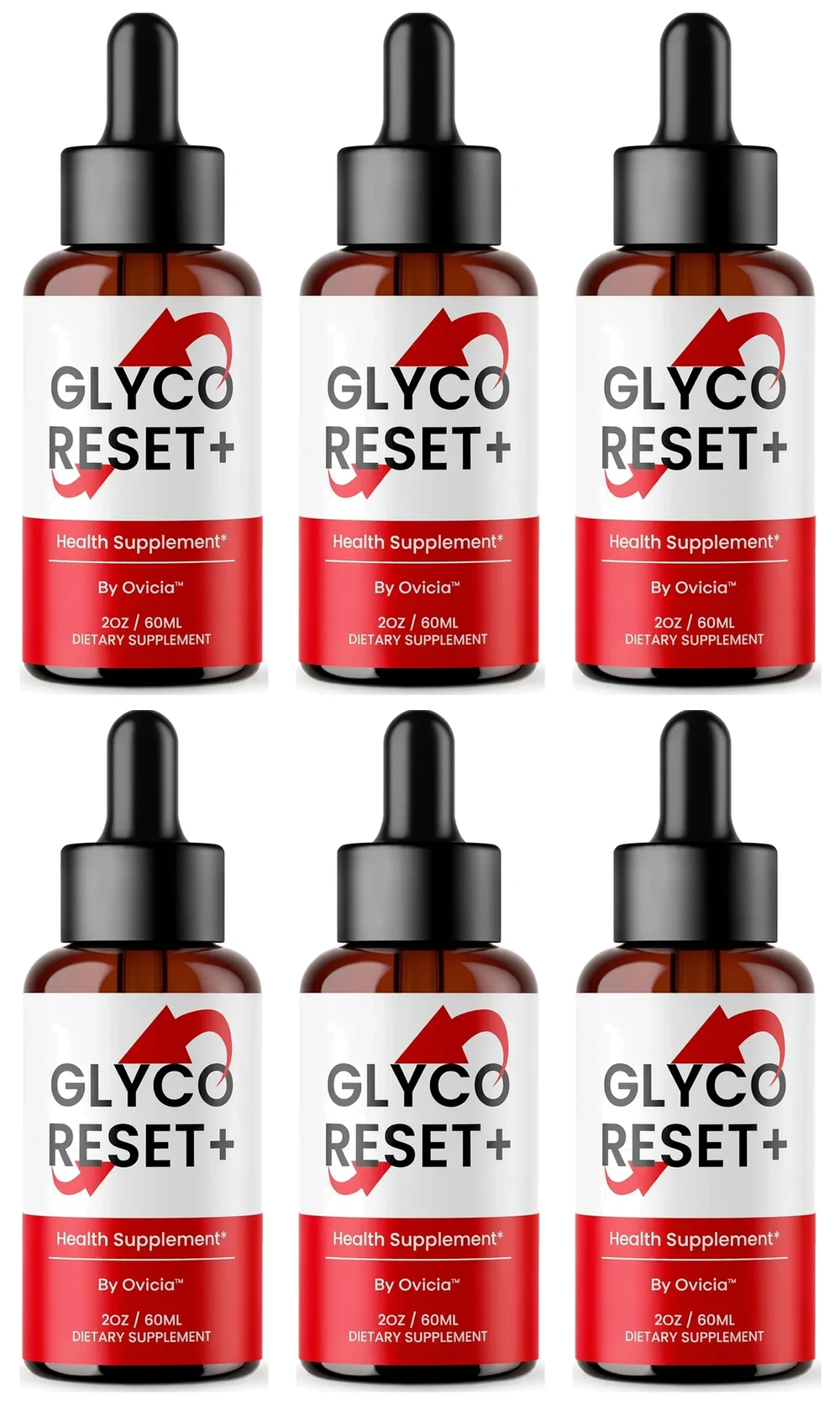 Glyco Reset six-bottle blood sugar support bundle